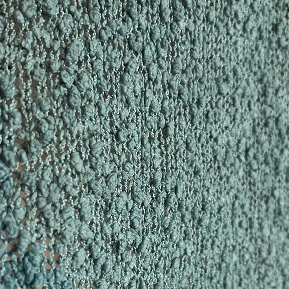 Cozy Aqua Green Textured Women's Sweater - Picture 11 of 13